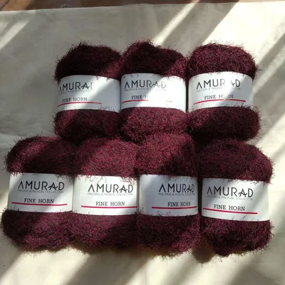 横田ダルマ AMURAD FINE HORN 毛糸 7玉セット
