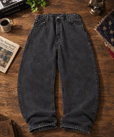 90s USA製 Levi's リーバイス 545 黒 W42 L36 デニム