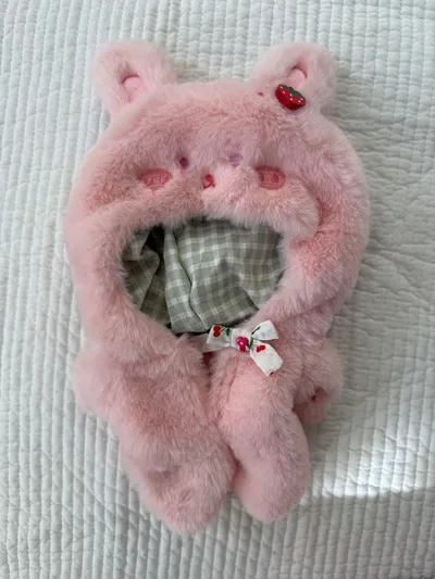 20cmぬいぐるみ用 着ぐるみ うさぎ ピンク