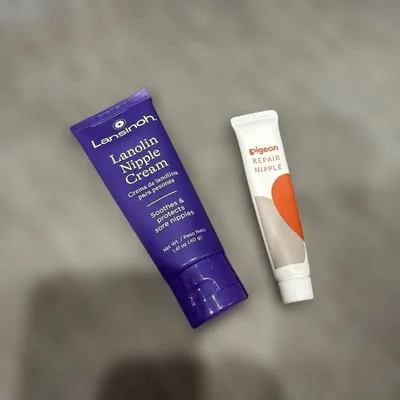 ランシノニップルクリーム&ピジョンリペアニプル