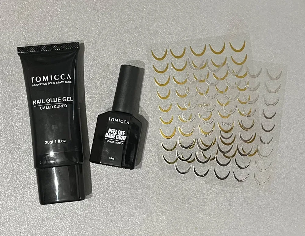 TOMICCA ネイルグルージェル & ピールオフベースコート セット