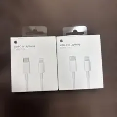 Apple USB-C to Lightningケーブル 1m 2点セット