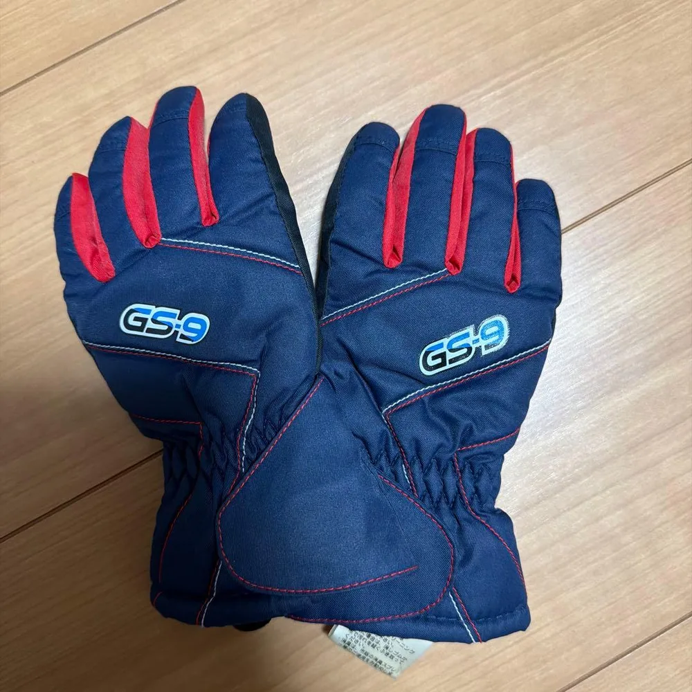 GS-9 スキーグローブ ネイビー/レッド