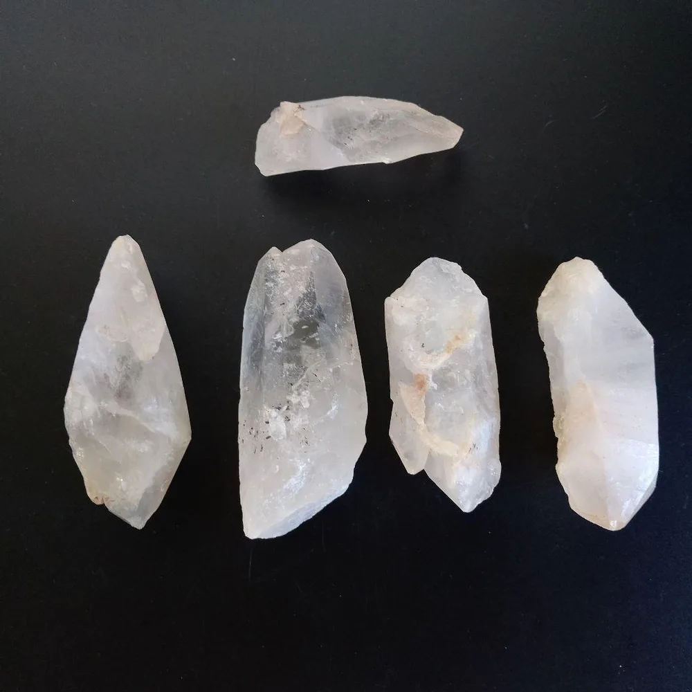 【天然石・576g】天然水晶 ポイント 原石 5本セット(浄化・お守り)
