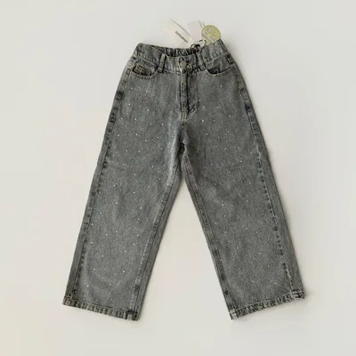 【新品・未使用】Lovetoxic オシャ映えストーンデニムパンツ ブルー