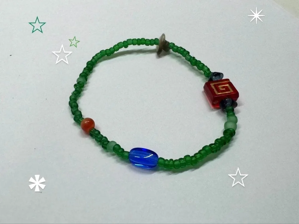 ビーズブレスレット ハンドメイド