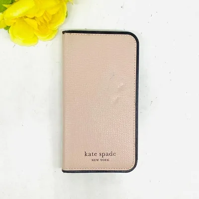 ケイトスペード 手帳型スマホケース ペールヴェラム ピンク GJ184
