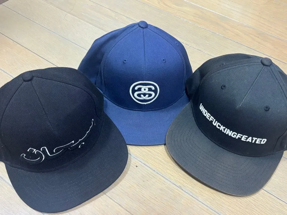最終価格キャップ 3個セット STUSSY Supreme Undefeated