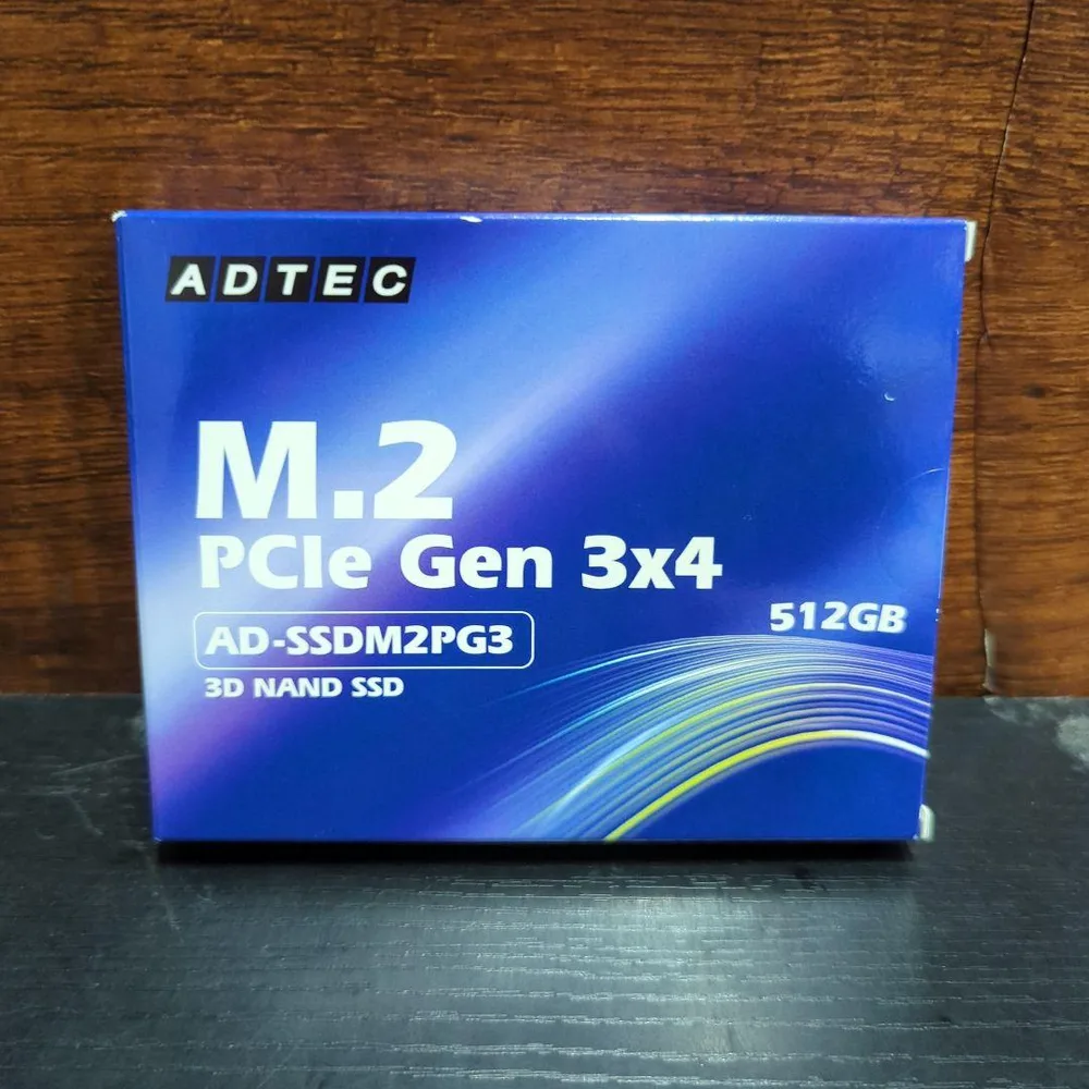 アドテック M.2 512GB 3D TLC NVMe PCIe Gen3x4