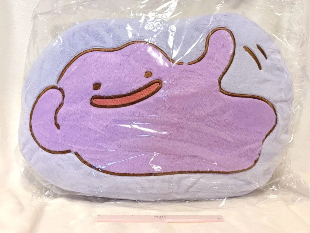 中国限定 ポケモン メタモン ぬいぐるみ 抱き枕 クッション 手を振る