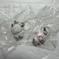 サンリオ ふわふわスノー めじるしアクセサリー ガチャ マイメロディ ポチャッコ