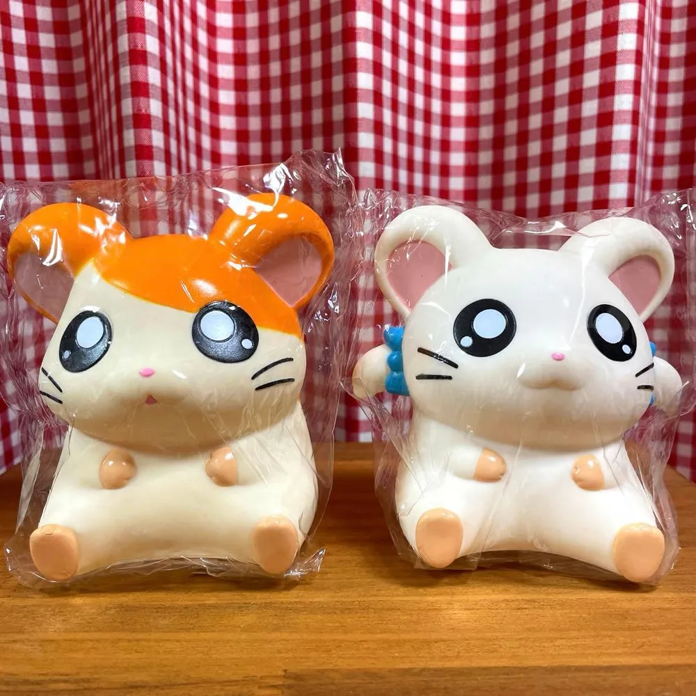 平成レトロ とっとこハム太郎 リボンちゃん 貯金箱 フィギュア 当時物