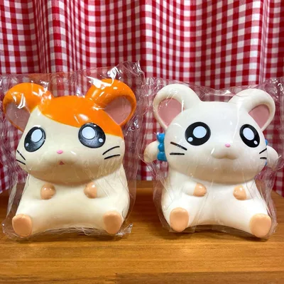 平成レトロ とっとこハム太郎 リボンちゃん 貯金箱 フィギュア 当時物