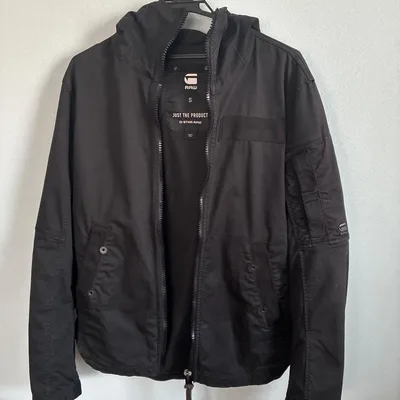 G-STAR RAW ジップアップジャケット ブラック S