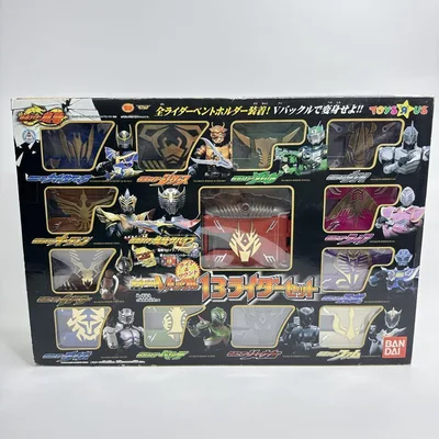 【絶版】仮面ライダー龍騎 変身ベルトVバックル13ライダーセット トイザらス限定