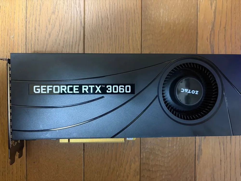 ZOTAC GeForce RTX 3060 12GB 本体 中古 動作品