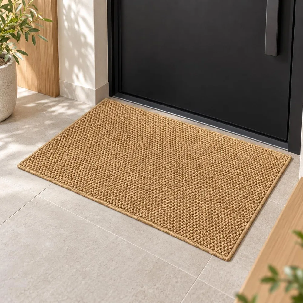 【新品】玄関マット 泥落とし 室内 屋外 40×60cm 模造 ザイザル 麻
