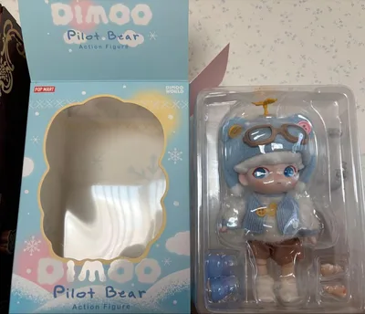 POP MART DIMOO Pilot Bear アクションフィギュア