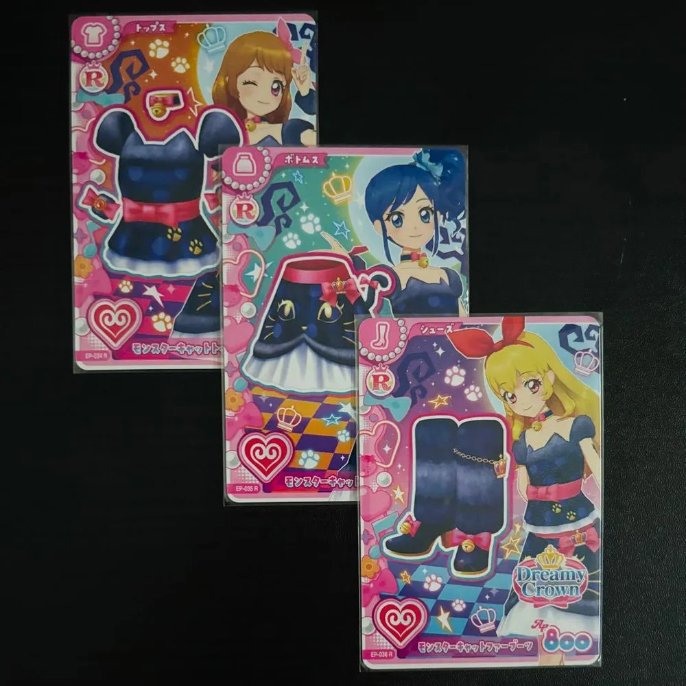 アイカツ アイカツアンコール モンスターキャットコーデ セブン 3枚セット