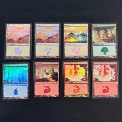 MTG ミラディン基本土地 Foil 8枚セット