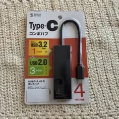 【新品・未開封】サンワサプライ Type-C コンボハブ USB-3TCH7BK