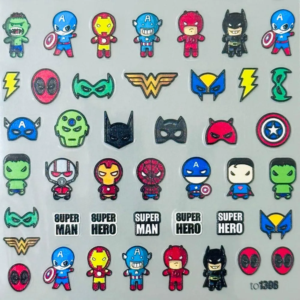 #1398 超立体ネイルシール マーベル ソー ハルク アベンジャーズ 新品