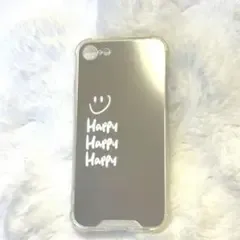iPhone用ケース ミラータイプ スマイルデザイン iPhone7/8/SE2