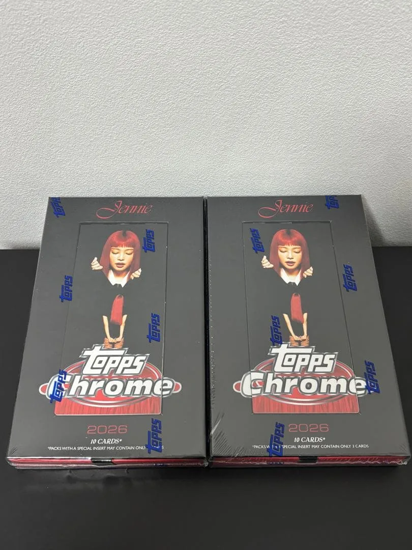 【即発送】 2026 Topps Chrome Jennie 2box 未開封