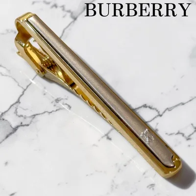 美品✨BURBERRY ネクタイピン ゴールド シルバー ホースロゴ
