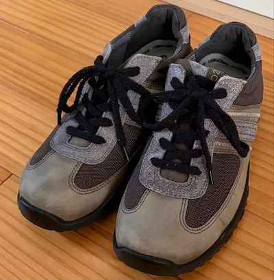 ECCO エコー メンズ スニーカー ウォーキングシューズ グレー系 デンマーク
