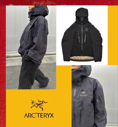 スペシャル 金刺繍 Arc’teryx Canada Alpha SV 黒 M