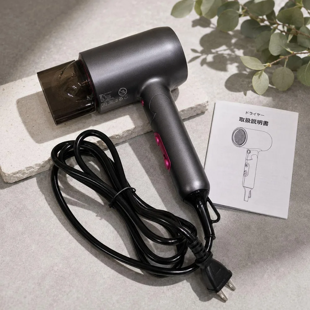 新品 ヘアドライヤー 大風量 マイナスイオン 軽量 小型 コンパクト