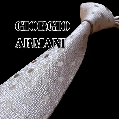 ★GIORGIO ARMANI★ ピンク系 ドット柄 イタリア製