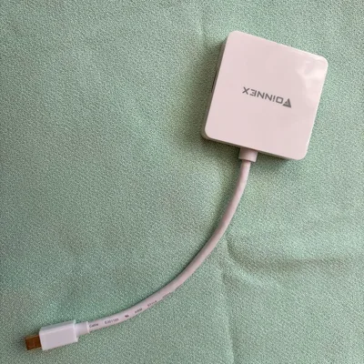 Mini DisplayPort to HDMI 、DVI、VGA変換アダプタ