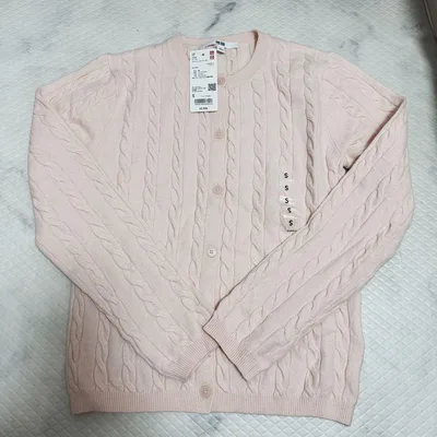 UNIQLO ケーブル クルーネックカーディガン