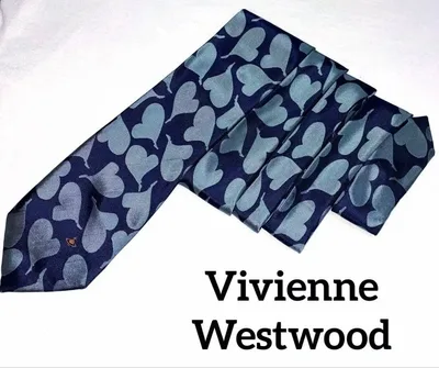 Vivienne Westwood ネクタイ オーブ ハート 総柄 シルク