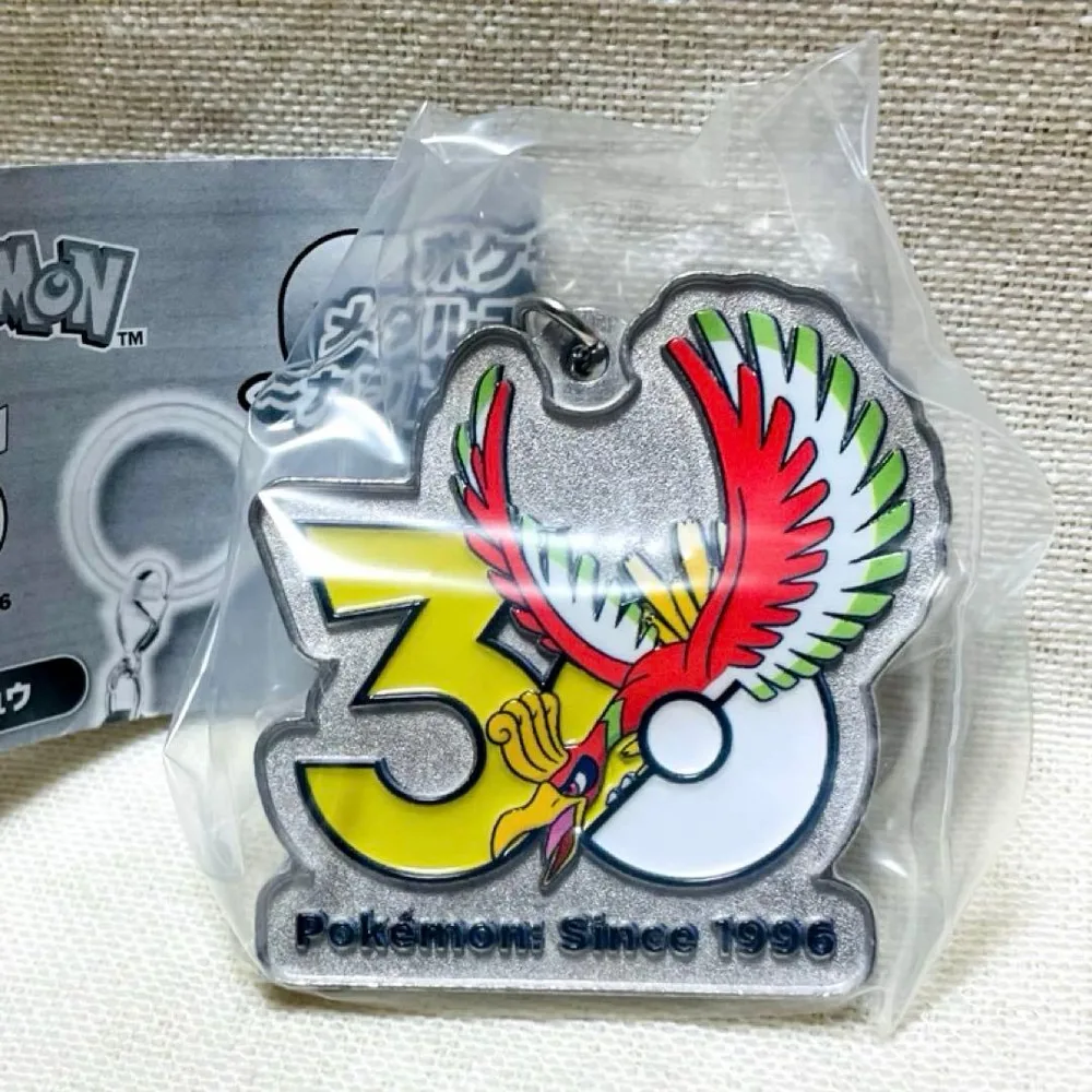ポケモン 30周年 ロゴ メタルチャームマスコット ホウオウ めじるしチャーム