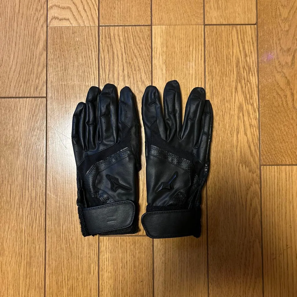 MIZUNO ミズノ バッティンググローブ 両手用 ブラック 野球