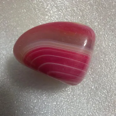 天然石 ルース ピンク系 縞模様