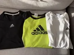 adidas アディダス トレーニングTシャツ 3点セット