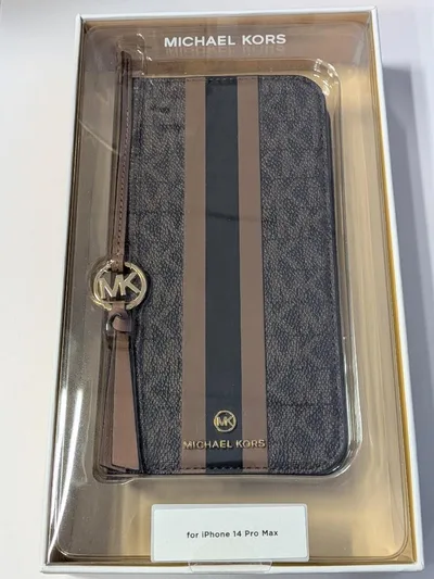 【新品】MICHAEL KORS iPhone 14 Pro Max手帳型ケース