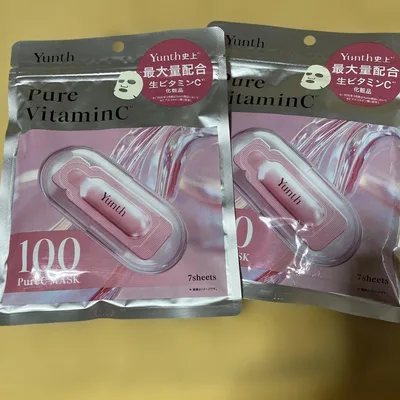 Yunth Pure VitaminC 100 PureC MASK 2袋