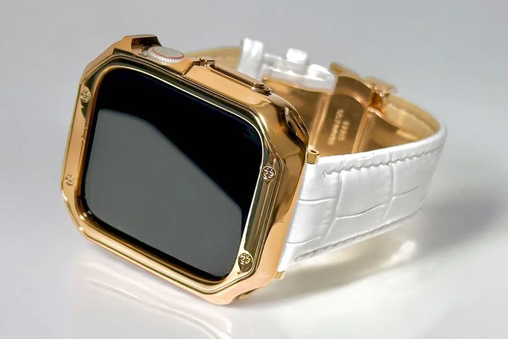 O4☆ アップルウォッチバンド レザーベルト Apple Watchカバー