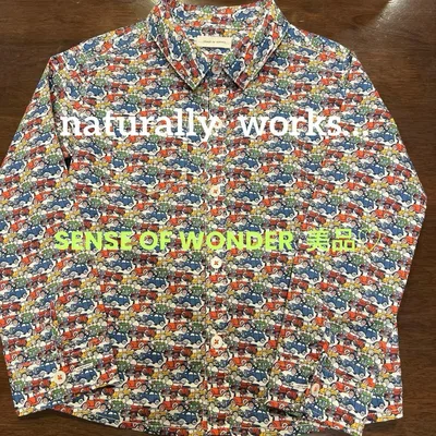 美品♡SENSE OF WONDER 車柄 長袖シャツ 120
