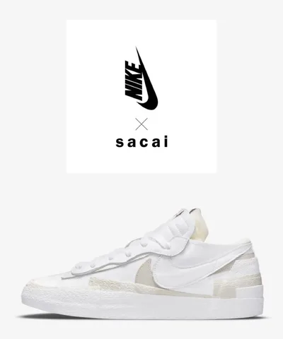 NIKE BLAZER LOW / SACAI