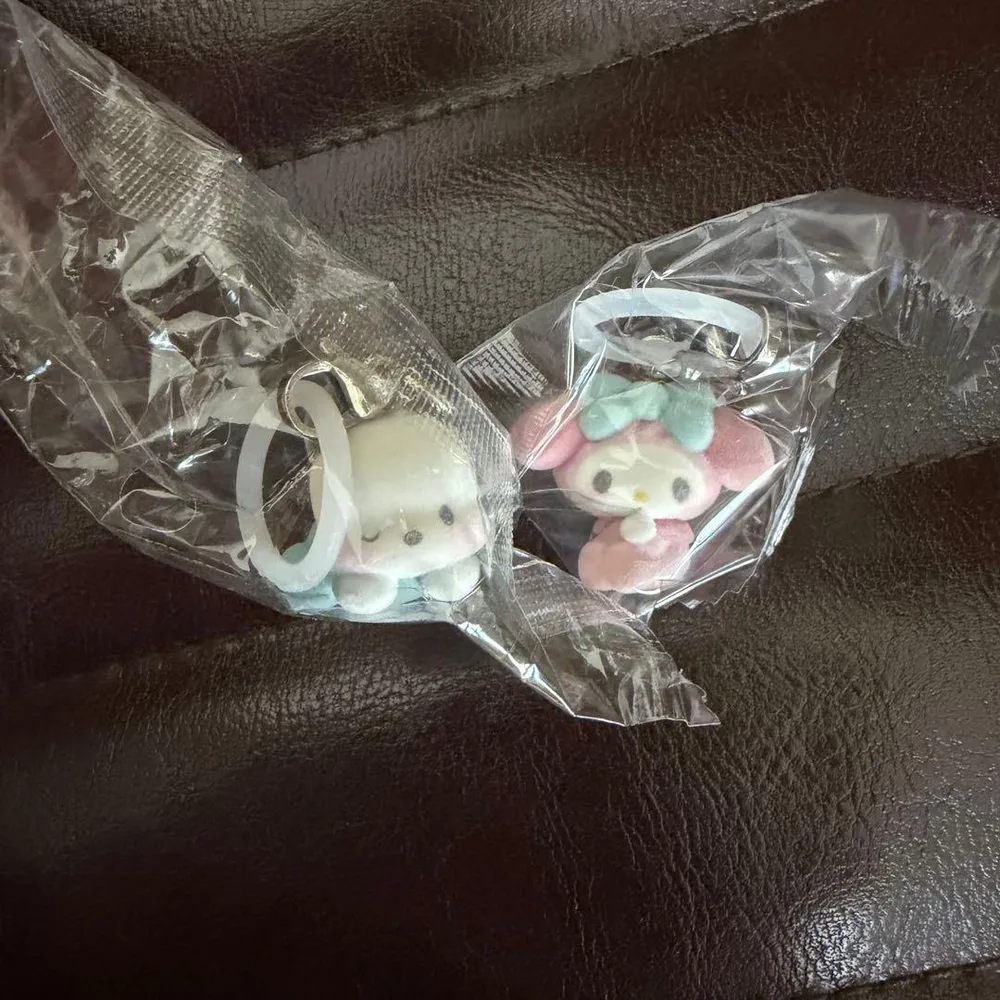 サンリオキャラクターズ ふわふわめじるしアクセサリー マイメロ ポチャッコ