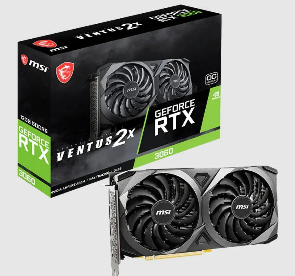 【美品】MSI GeForce RTX 3060 12G OC