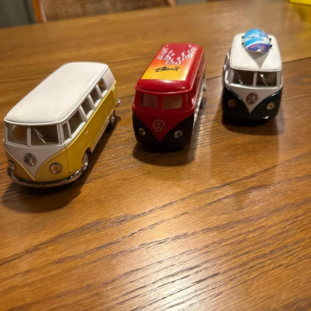 VW ワーゲンバス ミニカー 3台セット