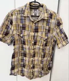 SMITH'S AMERICAN 半袖チェックシャツ Lサイズ
