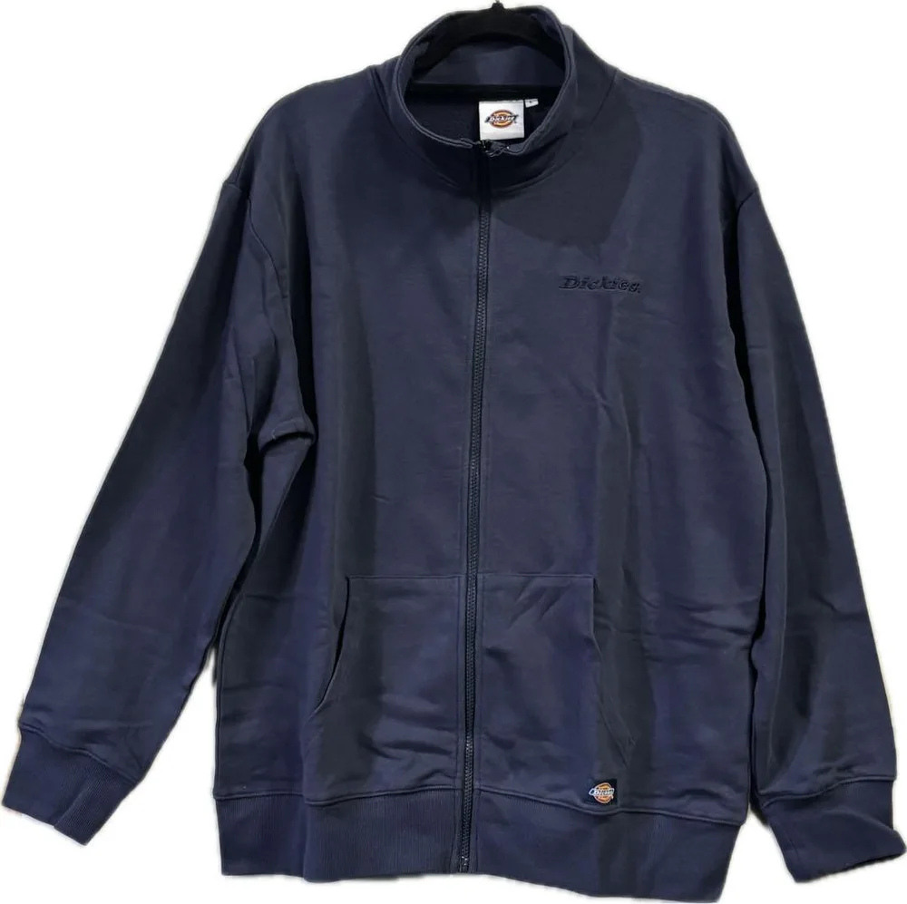 Dickies ディッキーズ ジップアップ スウェット ネイビー